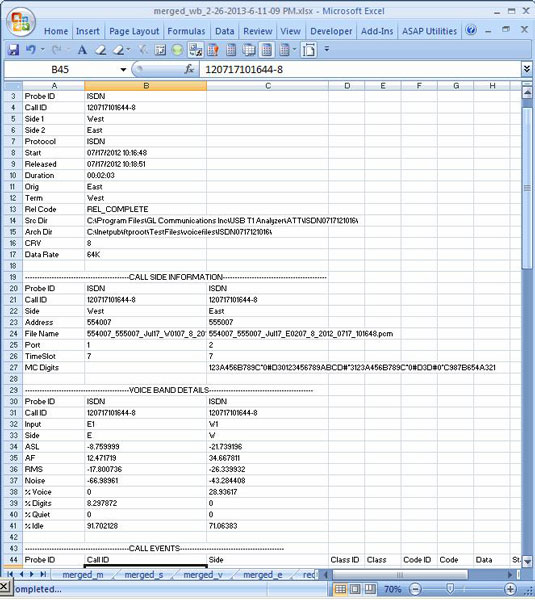 cdr analysis