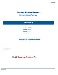 Download ExpertSam™ 10GX Report