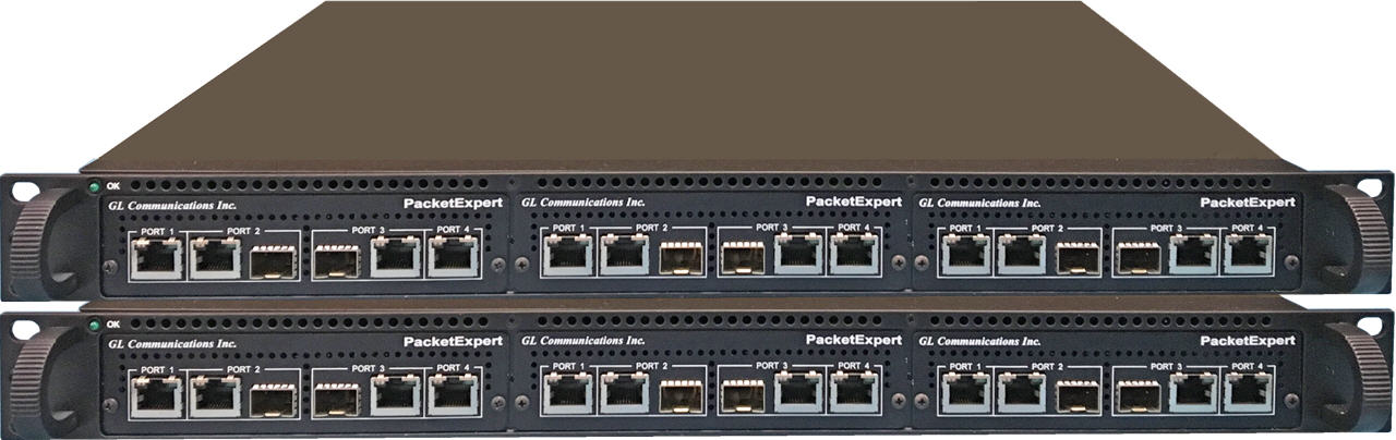Stacked 1U PacketExpert™ 1G mTOP™ Solution