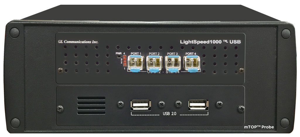  mTOP™ Probe with LightSpeed1000™ (Front Panel View)