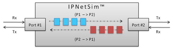 Transparent Bidirectional Link (P1-P2)/(P2-P1)