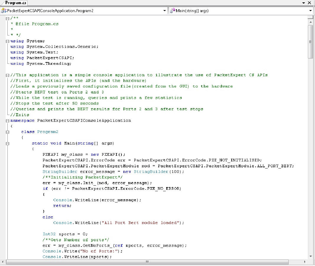 Sample c# api client
