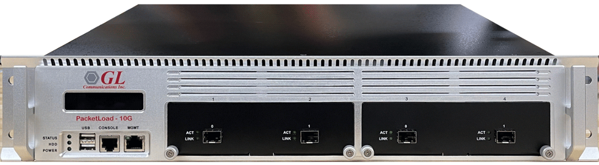 PacketLoad™ 10G 2U rack hardware