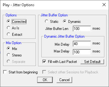 Play Jitter Options
