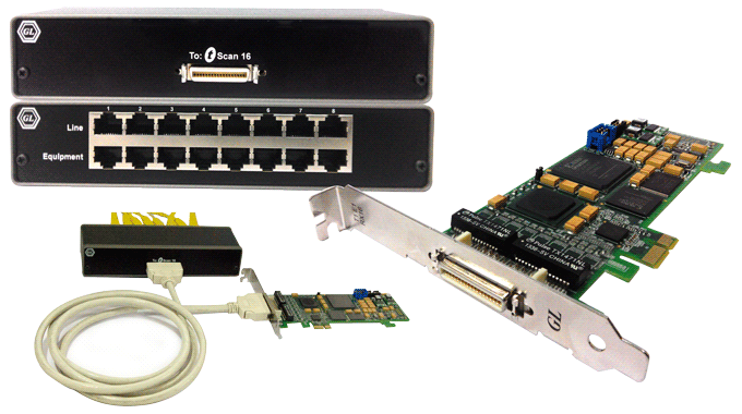 Octal/Quad T1 E1 PCI Board