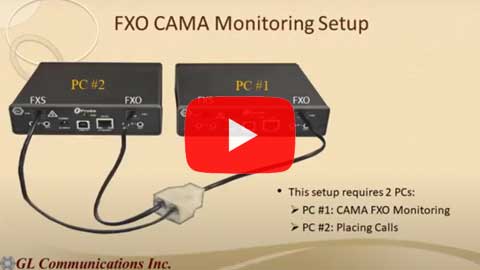 FXO CAMA Monitoring Setup