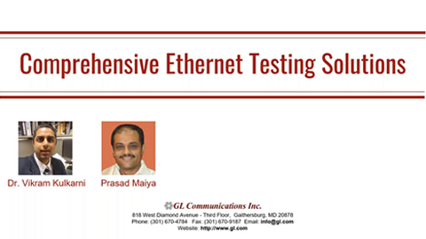 Comprehensive Ethernet Test Solutions