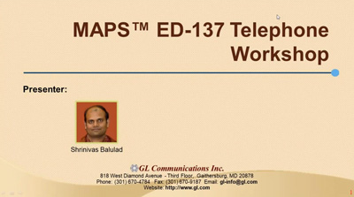 Workshop 2 : MAPS™ ED-137 Telephone Emulator