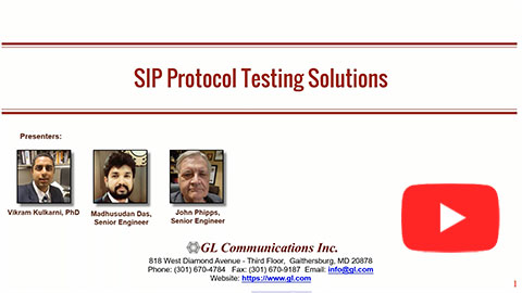 SIP Protocol Testing Solutions